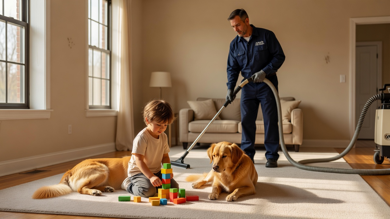 Is Your Astoria Home Actually Safe for Kids and Pets? A Warning Signs Guide to Kids and Pet Safe Carpet Cleaning NYC in 2026